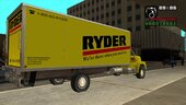 1993 Ford F-700 RYDER yellow rental truck 90s